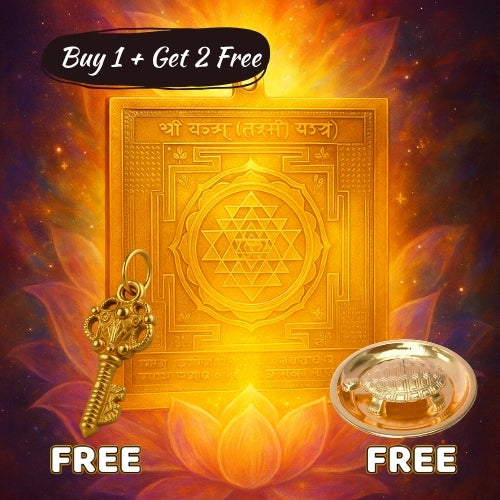 Shree Yantra Wall Hanging – Get Kuber Key & Tortoise Pendant Free